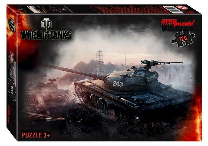 Пазл World of Tanks, 120 элементов, микс