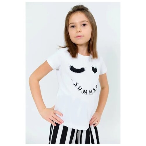 Футболка COLABEAR, Размер 154 см, Белый, 685681