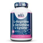 Haya Labs L-Arginine/L-Ornithine/L-Lysine (L-Аргинин / L-Орнитин / L-Лизин) 100 капсул - изображение