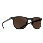 Титановые солнцезащитные очки GRESSO Berkeley - квадратные / коричневые - изображение