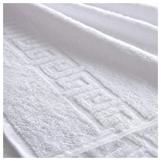 Полотенце DreamTEX банное 100 х 150 см белый - фотография № 9