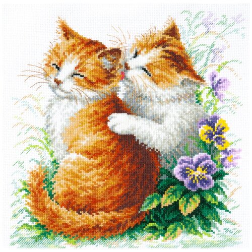 фото Набор для вышивания чудесная игла 058-11 нежная забота! 24 х 26 см 1 шт.