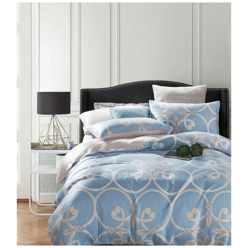 фото Постельное бельё тр-24 голубой tp-24-173 famille