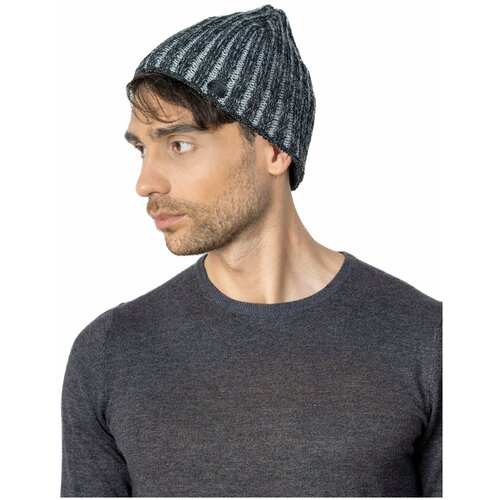 Шапка Landre, размер 56-59, серый флисовая шапка спортивная теплая на флисе шапка мужская
