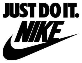 Наклейка Just Do it. Nike. 200х200 мм