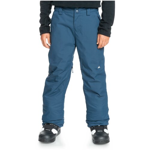 Горнолыжные брюки Quiksilver для мальчиков, карманы, размер 14, синий