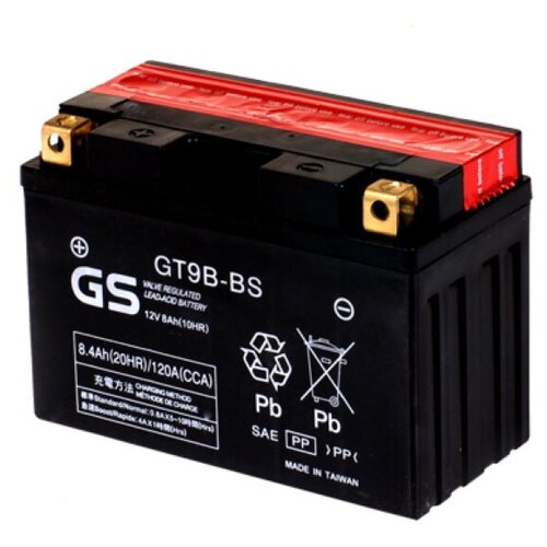 Аккумулятор мото GS GT9B-BS (YT9B-BS) AGM