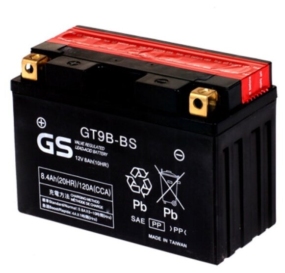 Мото аккумулятор GS GT9B-BS