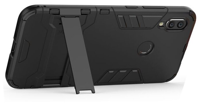 Противоударный чехол Transformer-2 с функцией подставки для Xiaomi Redmi Note 7 (Pro) / 7s черный