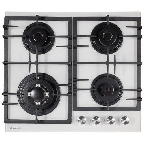 Встраиваемая варочная поверхность газовая 60см Закаленное стекло Электроподжиг Конфорка WOK Газ-контроль il Monte BH-656G 1922400₽