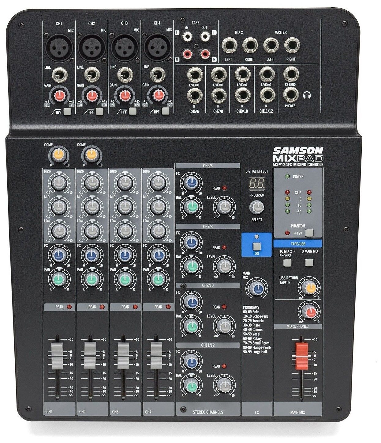 Аналоговый микшер Samson MixPad MXP124