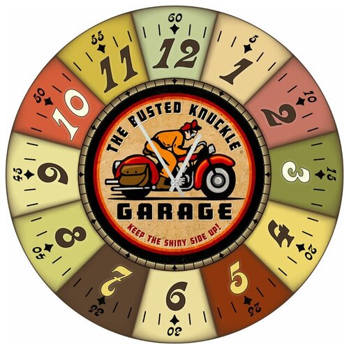 фото Svs настенные часы svs 4002405 the busted knukle