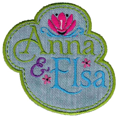 Термоаппликация HKM Anna  & Elsa , 1 шт