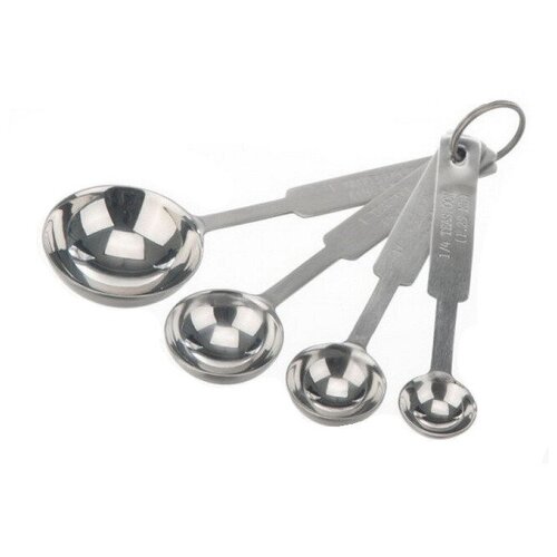 Набор мерных ложек нержавеющая сталь 4 шт 380₽