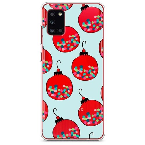 фото Силиконовый чехол "шарики с конфетти" на samsung galaxy a31 / самсунг галакси а31 case place