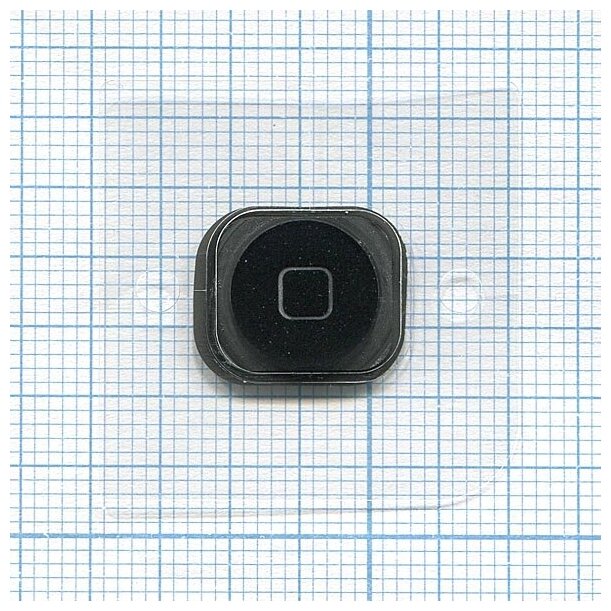 Кнопка HOME для Apple iPhone 5C черная