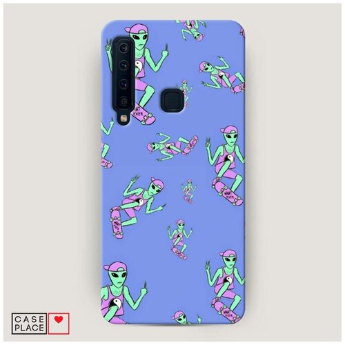 фото Чехол пластиковый samsung galaxy a9 2018 ayy lmao скейтер case place