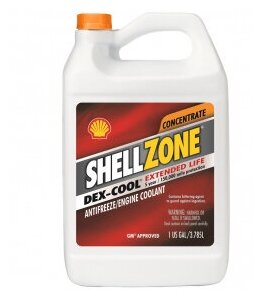 Антифриз Концентрат Shell DEX-COOL ELC Antifreeze/Coolant (3,78 L) красный