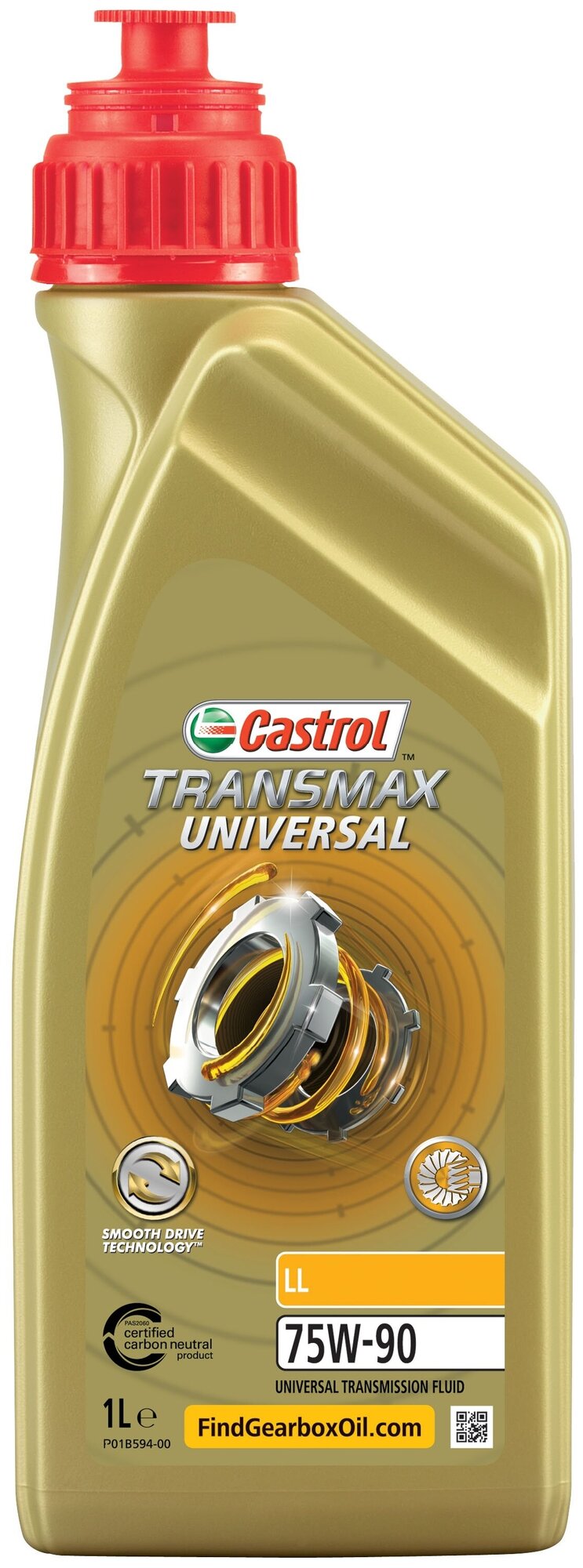 CASTROL 15DD0E 15DD0E Castrol Transmax Universal LL 75W-90 GL4/GL5 (1л )Масло трансмиссионное 1шт