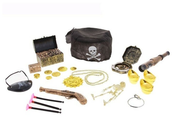 Набор пирата "Клад", 22 предмета