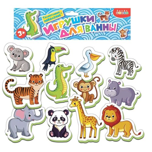 игрушки для ванны жирафики игровой набор для ванны зоопарк Игрушки для ванны. Мой зоопарк