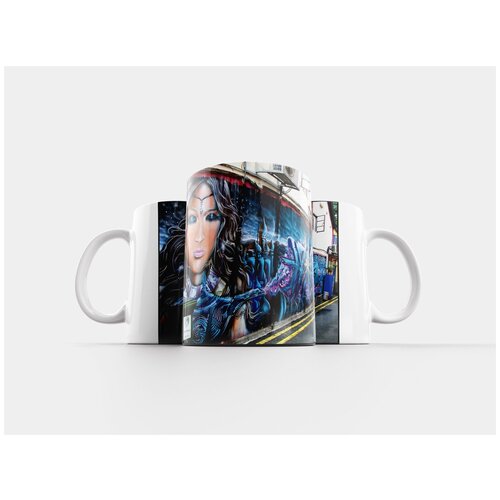 фото Кружка "граффити, улица, городской" 320 мл lotsprints