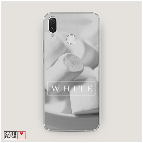 фото Чехол силиконовый huawei p smart plus white цвет case place