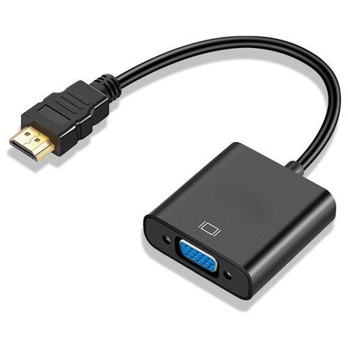 Адаптер-переходник-конвертер MyPads TA-145581 HDMI - VGA для подключение к ноутбуку телевизору в HD 1080p качестве