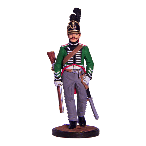 Рядовой шеволежерского полка гвардии. Гессен-Дармштадт, 1806-12 гг. Цветной