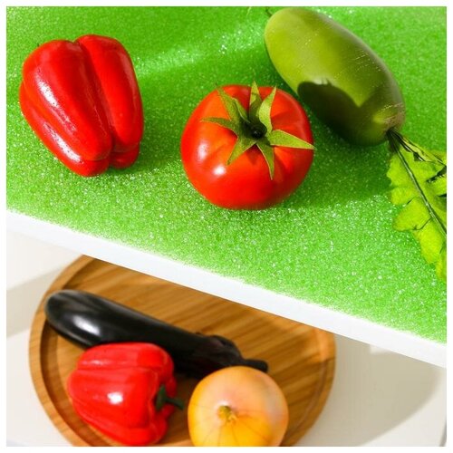 фото Коврик в холодильник «чистодел» skiico kitchenware 50×30 см / поролоновый коврик для хранения овозщей и фруктов