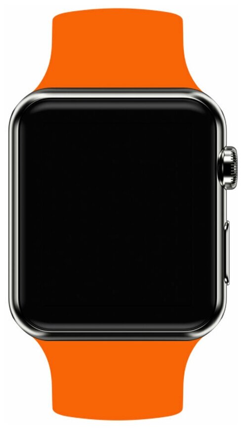 Силиконовый ремешок Monarch для Apple Watch 38/40 mm оранжевый