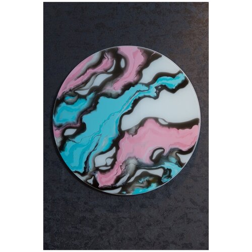 Картина на стекле в стиле Fluid Art, VITRIUM, 50 см