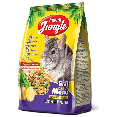 Happy Jungle корм для шиншилл 400 гр (13 шт)