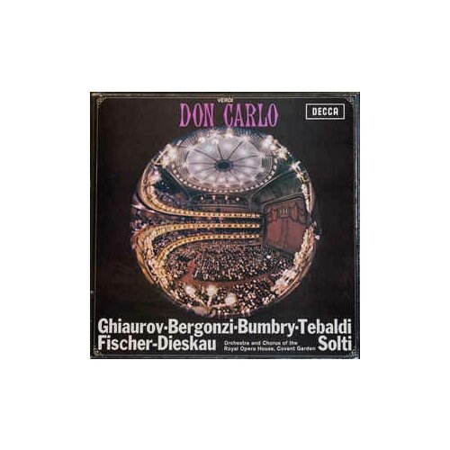 Старый винил, DECCA, VERDI, GIUSEPPE - Don Carlo (4LP BOX SET)