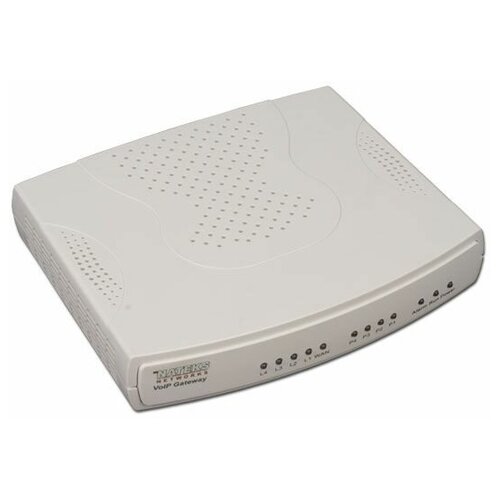 Nateks VC-115-1 IP-Шлюз VoiceCom 115-1 - 1xWAN, 4xLAN, NAT, 4xFXO, SIP 2.0, T.38, Hot Line Mode