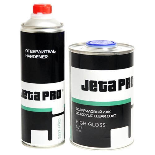 Комплект (отвердитель для лака, лак) JETA PRO HS High Gloss 5517 1000 мл 1.08 кг 500 мл