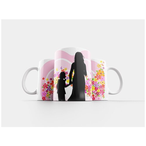 фото Кружка "мама, дочь, цветы" 320 мл lotsprints