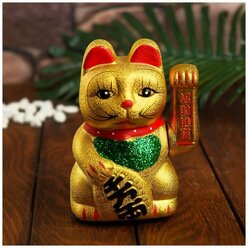 Сувенир кот керамика "Манэки-нэко" h=17см 625020