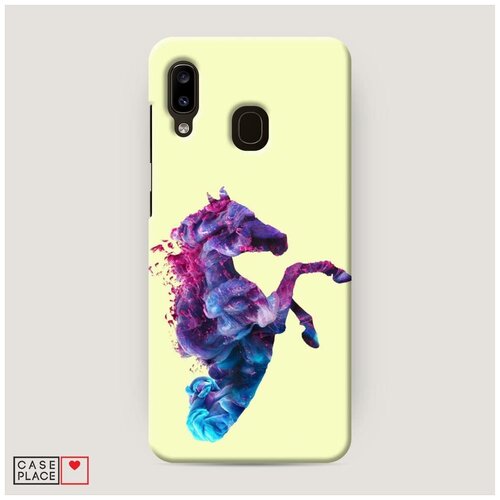 фото Чехол пластиковый samsung galaxy a30 лошадь арт 1 case place