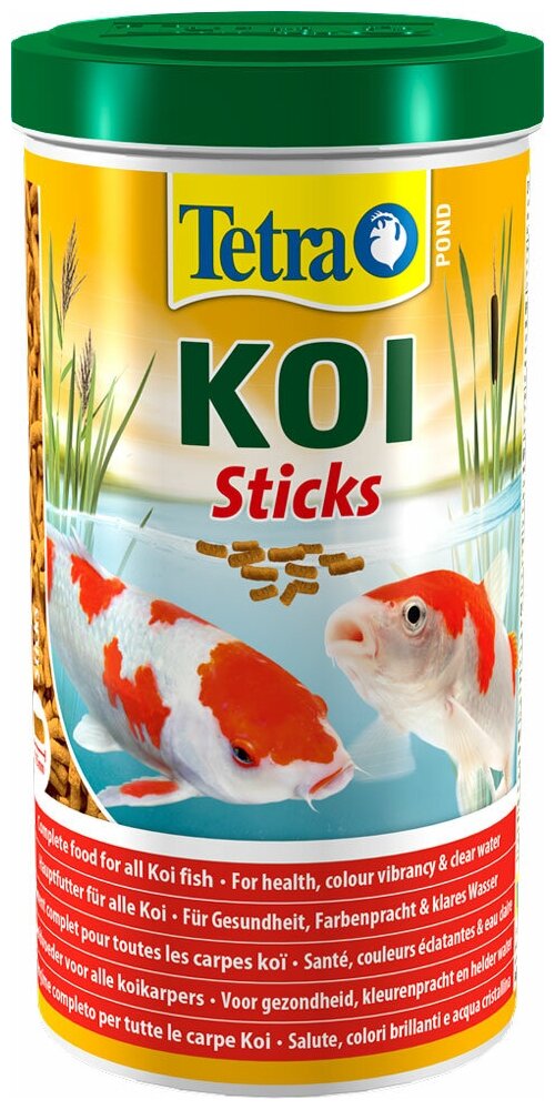 TETRA POND KOI STICKS корм гранулы для прудовых рыб (1 л) - фотография № 4