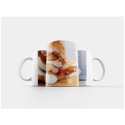 фото Кружка "кот, шерсть, язык" 320 мл lotsprints