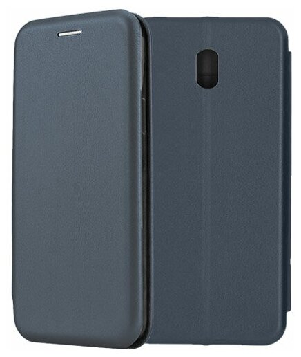 Чехол-книжка Fashion Case для Xiaomi Redmi 8A темно-синий