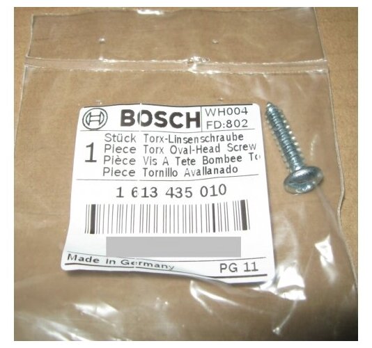 Винт с головкой torx Bosch арт. 1613435010