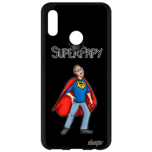 фото Стильный чехол на смартфон // honor 10 lite // "супердед" юмор семья, utaupia, черный