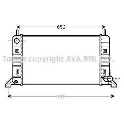 Радиатор Охлаждения Ava арт. FD2080