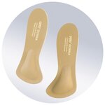 Стельки для обуви медицинские сертифицированные, ортопедические женские с мягкой подушечкой, натуральная кожа ORTO DONNA - изображение