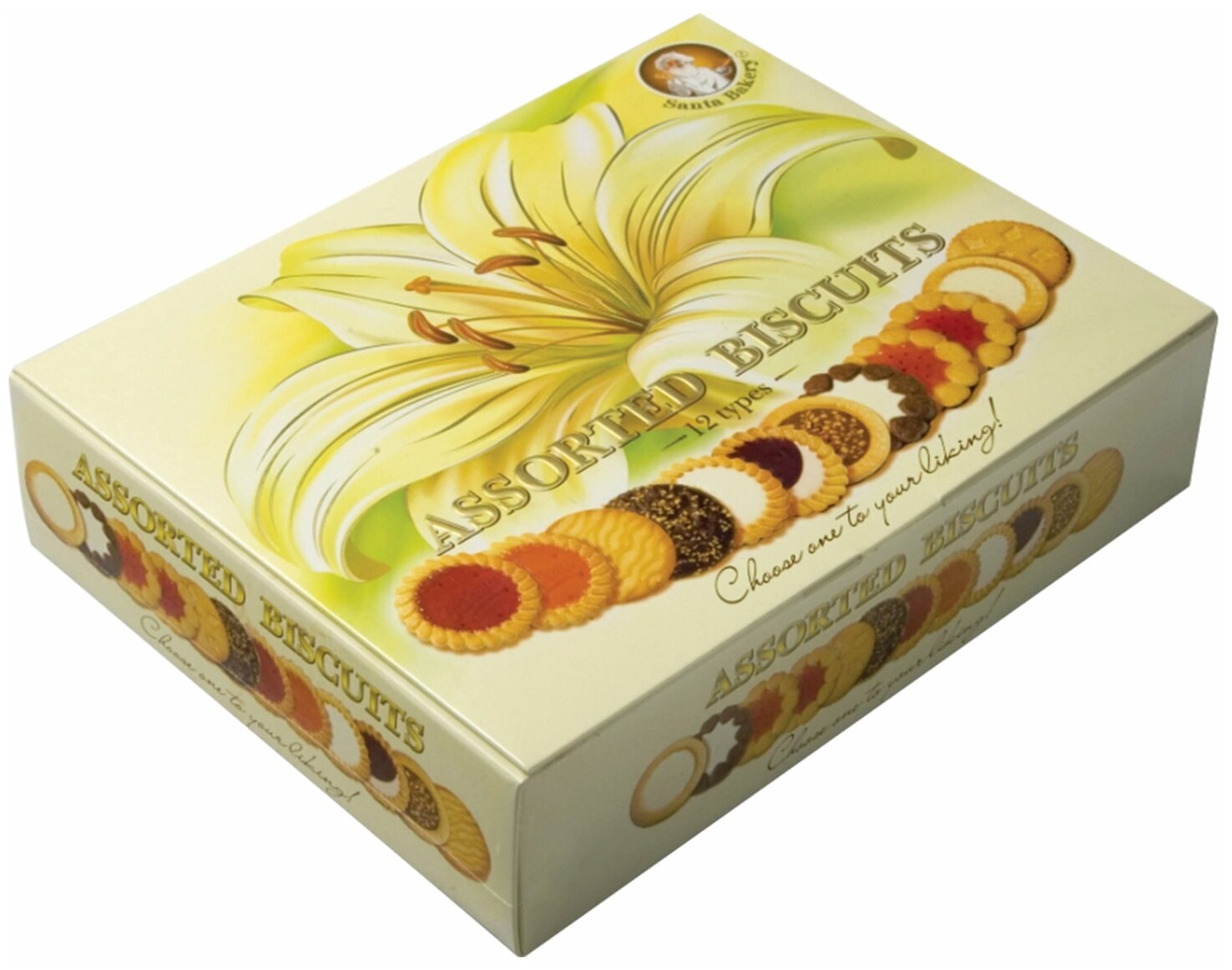 Печенье SANTA BAKERY 12 видов сдобное 750 г, 1 упаковка - фотография № 2