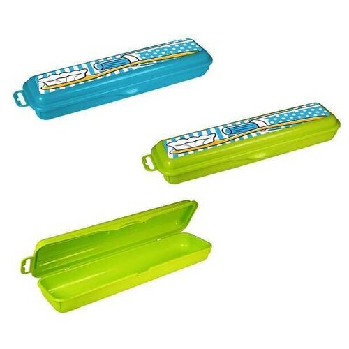 Контейнер д/зубной щетки и пасты_Микс (разноцветный) М 2553(пластик)