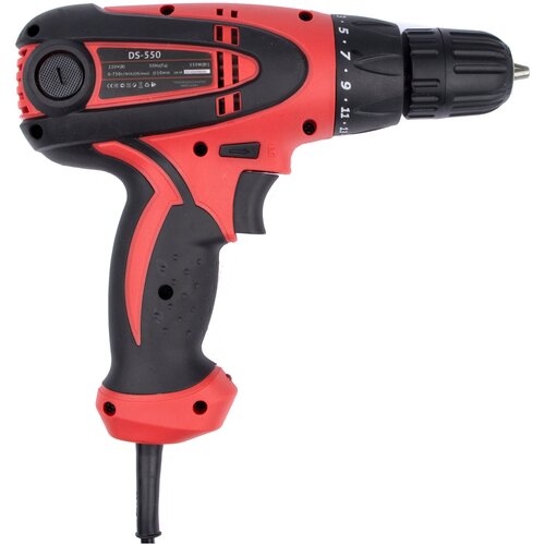 Дрель-шуруповерт электрическая Krotof DS-550 от сети 550 Вт 750 обмин кротоф 215000₽