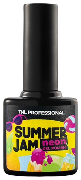 TNL Professional гель-лак для ногтей Neon Summer Jam, 10 мл, 54 г, №04 - неоновый лаймовый - фотография № 12